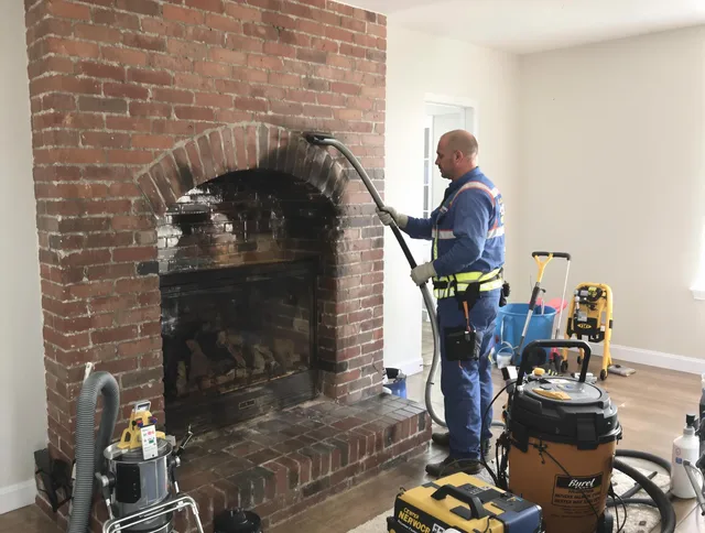 Milford city  Chimney Sweep expert performing detailed chimney sweep in Milford city , CT