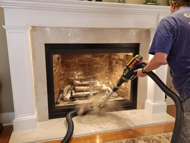 Fireplace cleaning performed by Milford city  Chimney Sweep in Milford city , CT