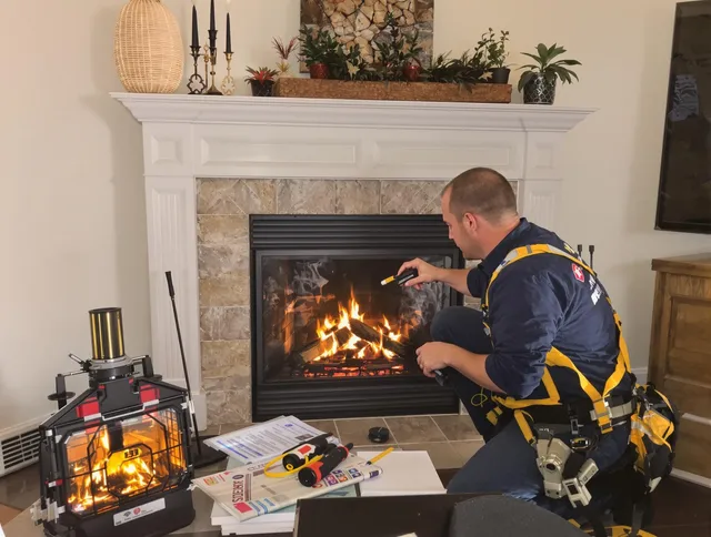 Safety-focused fireplace inspection by Milford city  Chimney Sweep in Milford city , CT